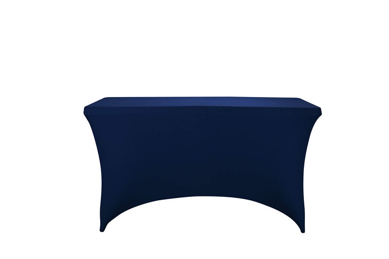 LZY Spandex Fitted Stretch Table Cover for 4ft or 6ft or 8ft Folding Table, Rectangular Cocktail Tablecloth, Perfect for Party or Banquet - Image 2